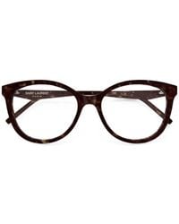 Saint Laurent - Lunettes De Vue Sl M184 À Monture Papillon - Lyst