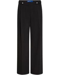 KARL LAGERFELD - Wide-Leg Tailored Trousers - Lyst