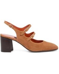 CAREL PARIS - Escarpins Banana À Double Bride Arrière - Lyst