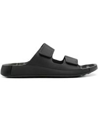 Ecco - Cozmo Leather Sandals - Lyst