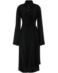 Maison Margiela - Draped Shirt Dress - Lyst