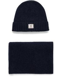 GANT - Ensemble Écharpe-Bonnet En Maille Nervurée - Lyst