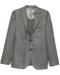 Corneliani - Blazer Met Enkele Rij Knopen - Lyst