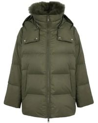 Yves Salomon - A-Line Shearling-Trim Jacket - Lyst