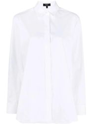 Theory - Long-Sleeve Button-Up Shirt - Lyst