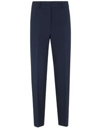 Seventy - Pressed-Crease Carrot Trousers - Lyst