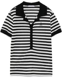 Patrizia Pepe - Knitted Polo Shirt - Lyst
