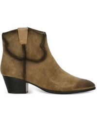 Ash - Fame Suede Ankle Boots - Lyst