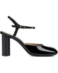 POTAMY - 85Mm Leather Heeled Pumps - Lyst
