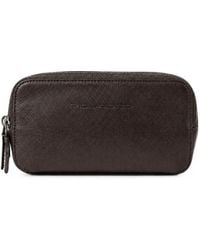 Piquadro - Portefeuille Zippé À Logo Embossé - Lyst