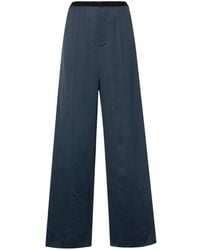 Balenciaga - Logo-Waistband Straight-Leg Pants - Lyst
