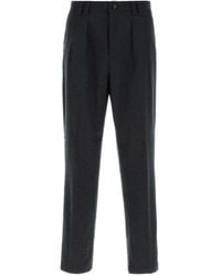 Canali - Pleated Wool Trousers - Lyst