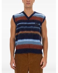 Etro - Modern Regular Fit Vest With Stripe Pattern - Lyst