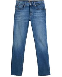 7 For All Mankind - Jeans Mit Gürtelschlaufen - Lyst