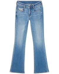 DIESEL - Jean Bootcut Taille Basse 1969 D-Ebbey - Lyst
