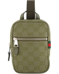 Gucci - Gg Monogram Canvas Shoulder Bag - Lyst