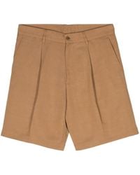 Costumein - Visentin Pleat-detail Bermuda Shorts - Lyst