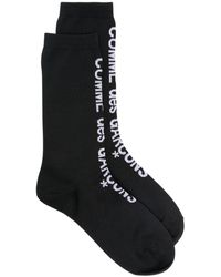 Comme des Garçons - Logo-jacquard Technical-jersey Socks - Lyst