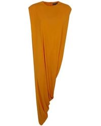 Tom Ford - Asymmetric Crepe Jersey Top - Lyst