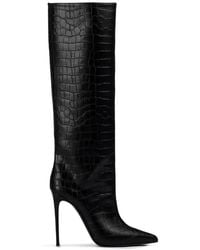 Le Silla - Eva Croc-Effect Boots - Lyst