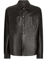 Dolce & Gabbana - Leather Shirt - Lyst
