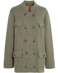 Barrie - Double-Breasted Military Coat - Lyst