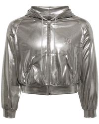 Doublet - Hooded Metallic Jacket - Lyst