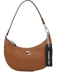 Karl Lagerfeld - Schultertasche mit Logo - Lyst