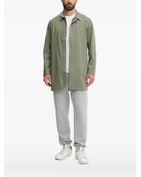 K-Way - Geknöpfte Jacke Mit Logo-Patch - Lyst