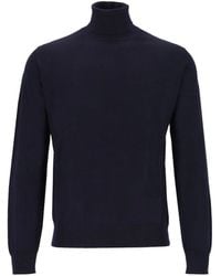 Alpha Studio - Roll-Neck Wool Sweater - Lyst