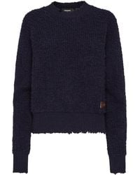 DSquared² - Logo-Patch Crew-Neck Jumper - Lyst