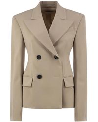 Sportmax - Blazer À Boutonnière Croisée - Lyst
