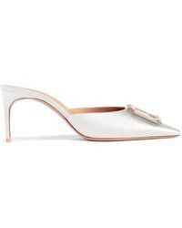 Malone Souliers - Mona 70Mm Leather Mules - Lyst