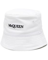 Alexander McQueen - Cappello bucket con ricamo - Lyst