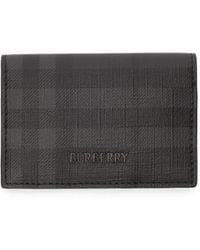 Burberry - City Check Bifold Card Case - Lyst