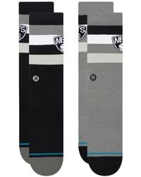 Stance - X Brooklyn Nets Striped Socks - Lyst