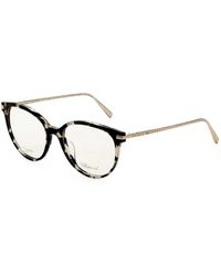 Chopard - Tortoiseshell-Effect Round-Frame Glasses - Lyst