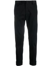 Low Brand - Low-Rise Cropped Tailored Trousers - Lyst