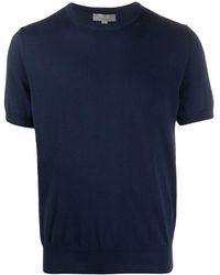 Canali - Camiseta de punto con manga corta - Lyst