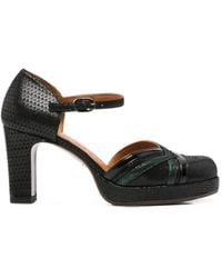 Chie Mihara - Ledana Snakeskin-Effect Heeled Pumps - Lyst