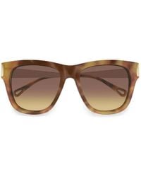 Chloé - Holly Tortoiseshell-Effect Sunglasses - Lyst