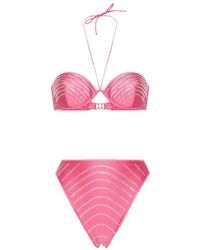 Oséree - Balconette-Bikini mit Kristallen - Lyst