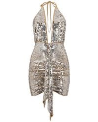 DSquared² - Chic Night All Over-Paillettes Dress - Lyst