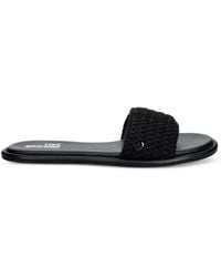 Love Moschino - Woven Heart-Plaque Slides - Lyst