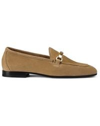 Doucal's - Metal Suede Loafers - Lyst