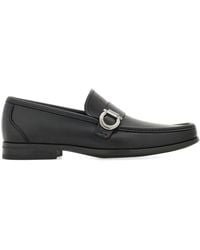 Ferragamo - Gancini Ornament Caspian Leather Loafers Shoes - Lyst