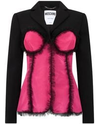 Moschino - Corset-Style Fitted Jacket - Lyst