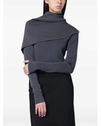 Entire studios - Top Met Col En Sjaaldetail - Lyst