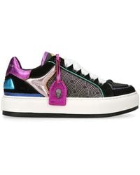 Kurt Geiger - Southbank Tag Sneakers Met Vlakken - Lyst