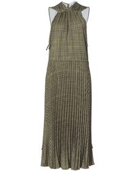 Proenza Schouler - Pleated Drawstring Crepe Dress - Lyst